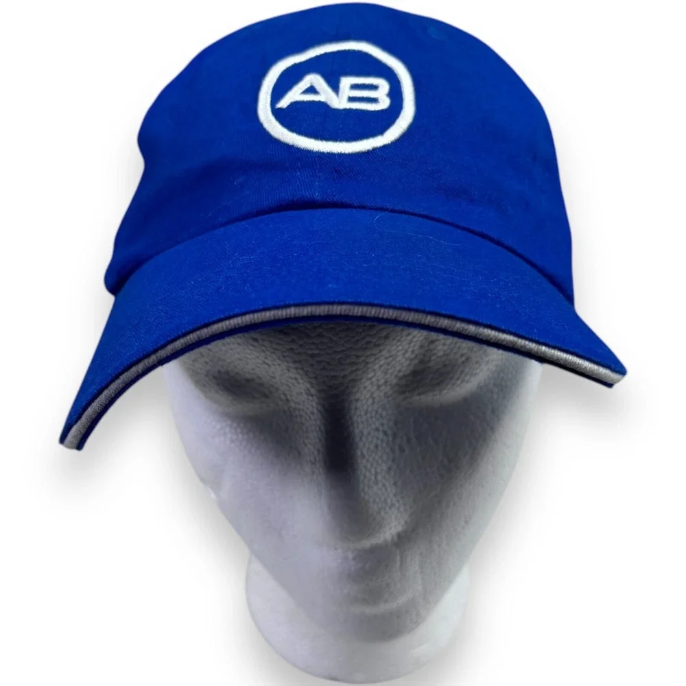 Otto AB Blue Cap Hat Adjustable Strapback Mens Embroidered AB10 One Size